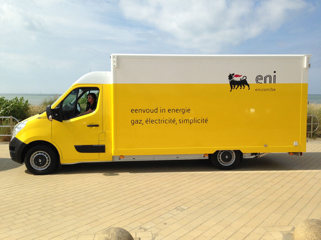 Eni Agip Xtreme Concepts roadshow trucks bedrukking promo tours wheels (4)