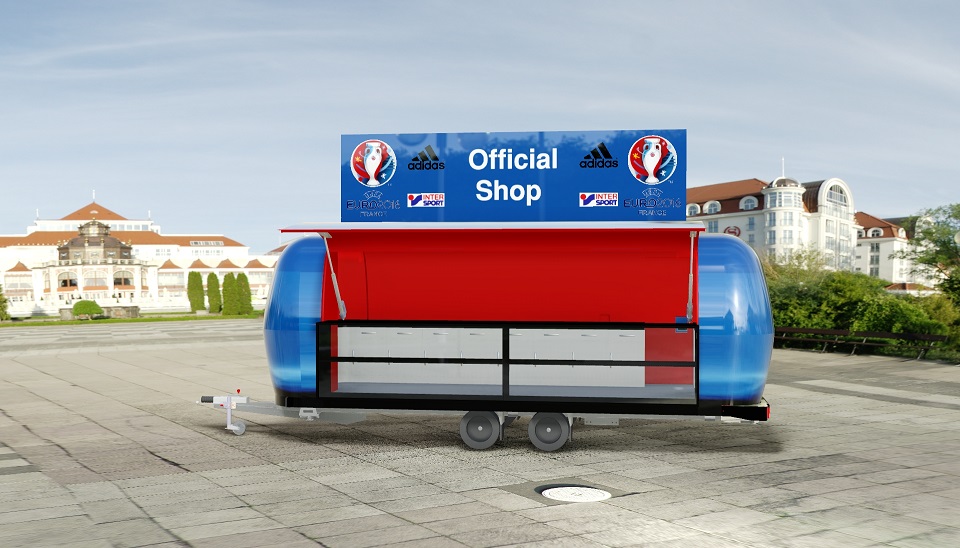 Promostreamer Eggstreamer UEFA Xtreme Concepts Roadshows Promostreamer BE