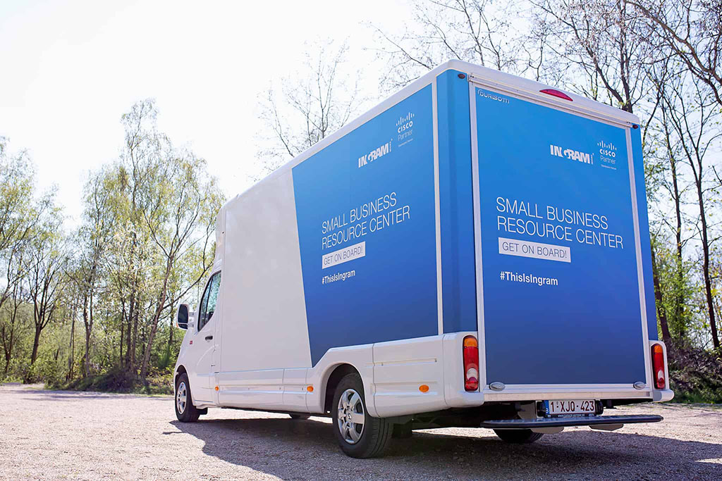Promowheels training unit exterieur Xtreme Concepts voor Ingram Micro Promowheels unité de formation extérieur Xtreme Concepts pour Ingram Micro