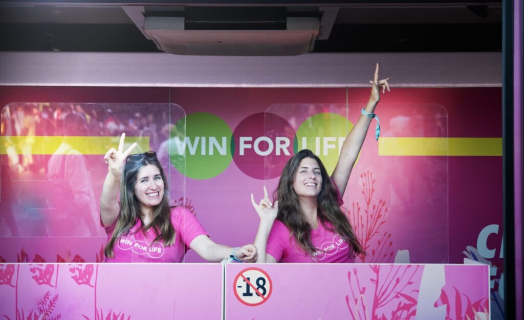 Xtreme Concepts nationale loterij Promobox win for life promostand (1)