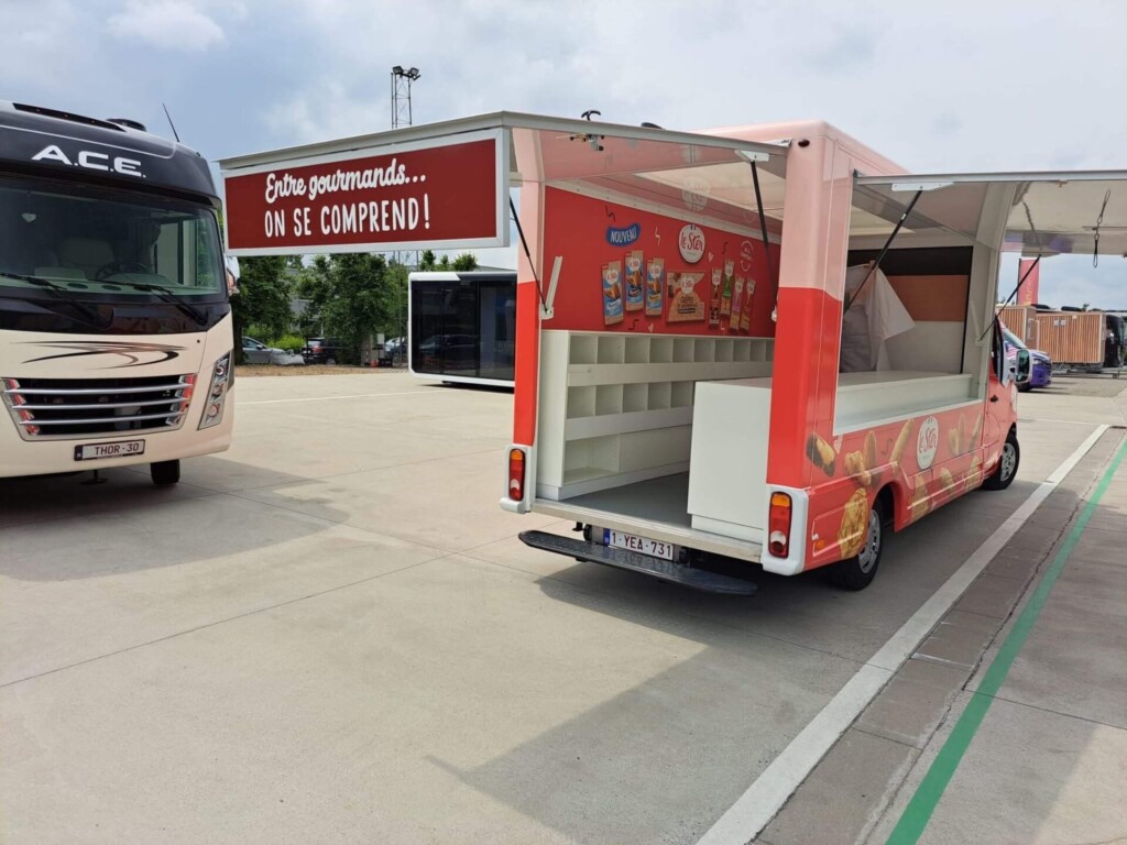xtreme concepts roadshow Madeleine le ster 1 Interieur van Madeleine Le Ster tijdens mobiele activatie